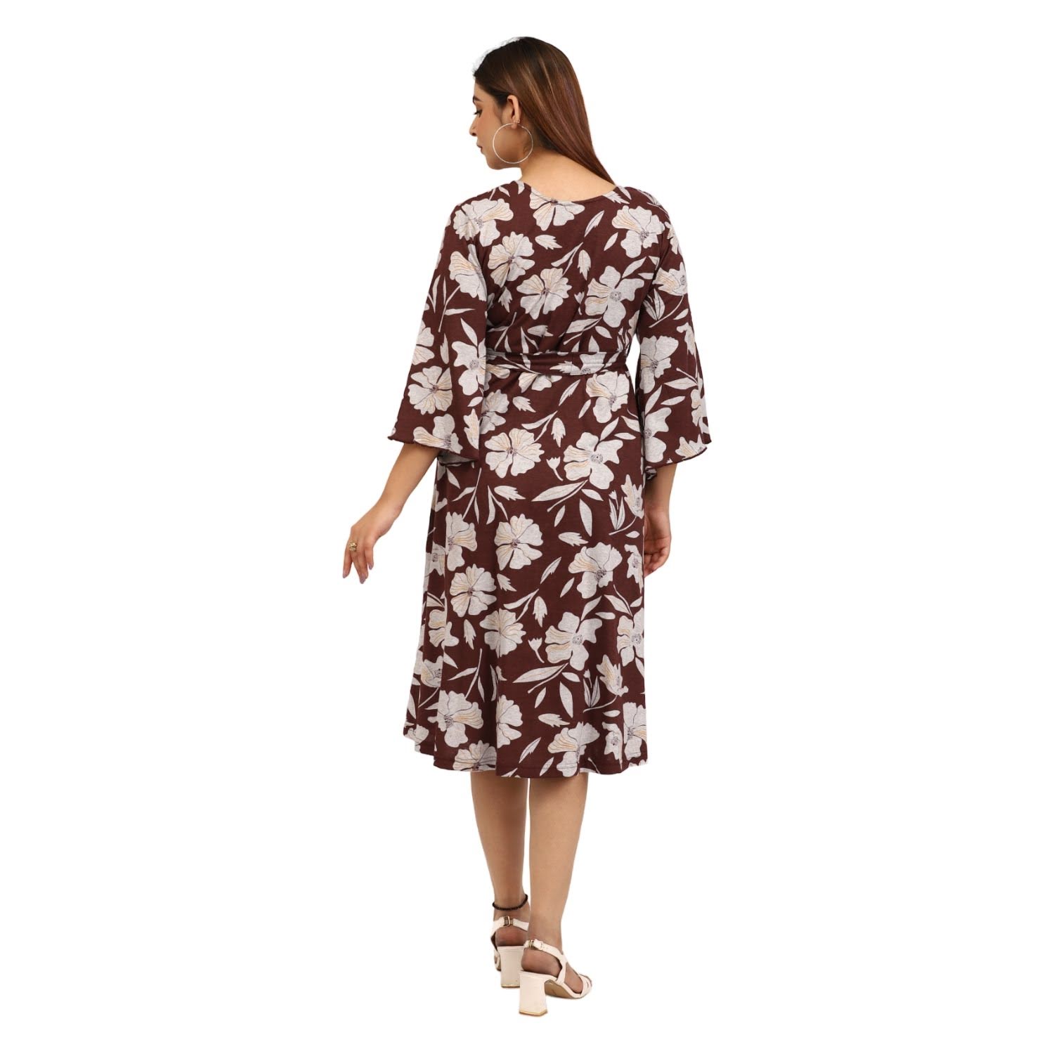 Crimson Maroon Dress thumbnail 4